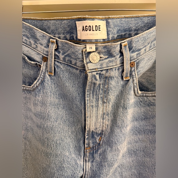 AGOLDE Cherie High Rise Straight Jeans in Merit - Picture 4 of 4